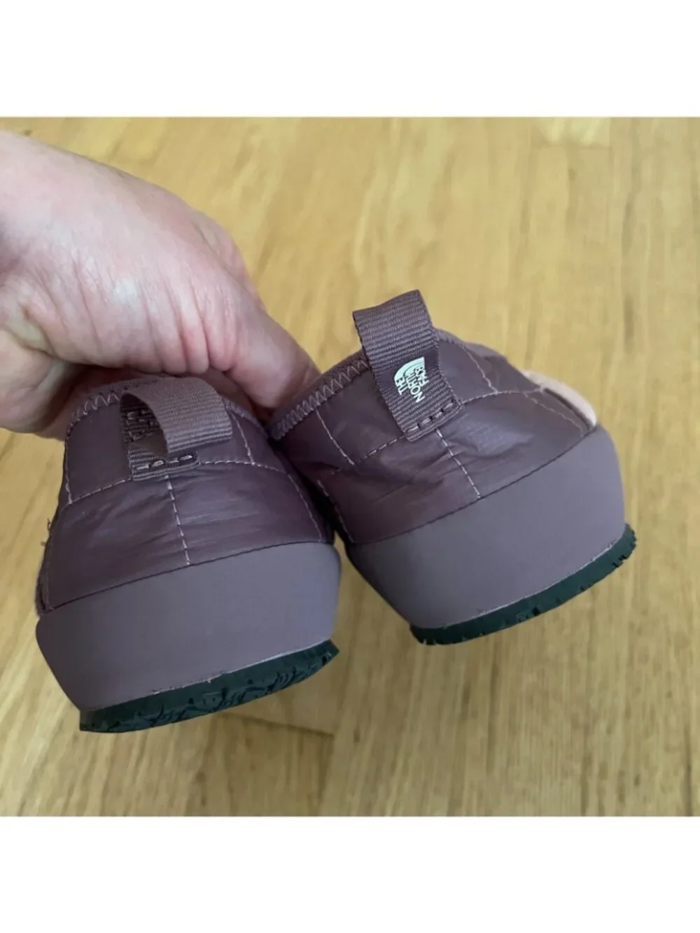 The North Face Kids Thermoball Quilted Slipper Shoes Pink Purple Youth Size 3
